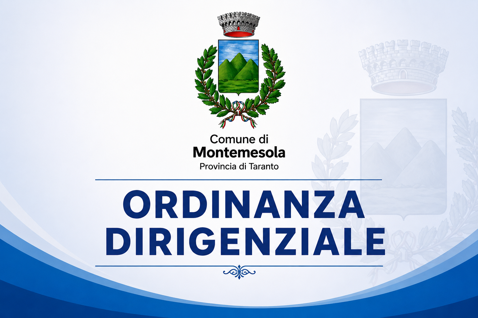 Ordinanza Dirigenziale 31 Luglio 2027