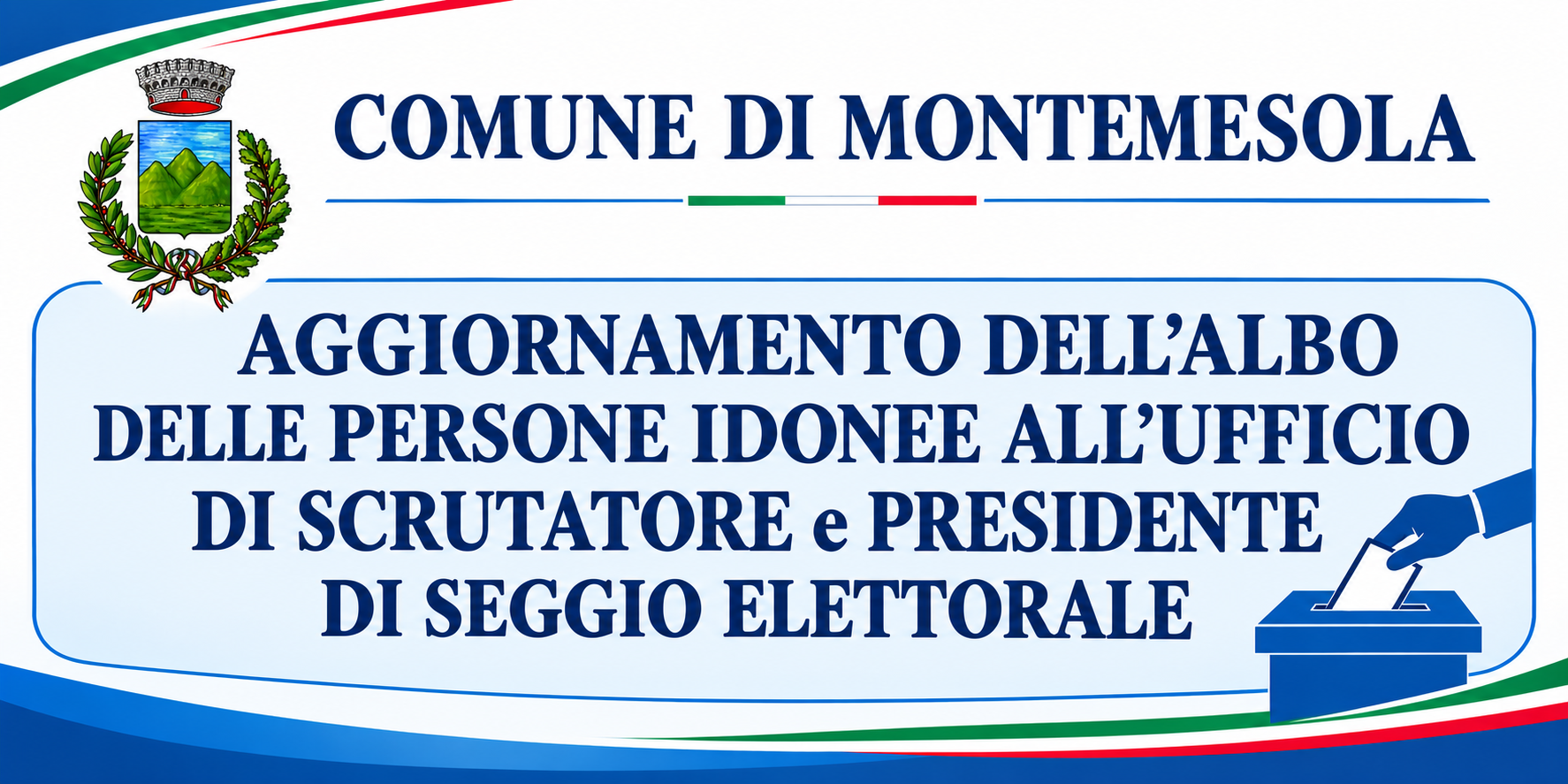 Aggiornamento albi seggio elettorale
